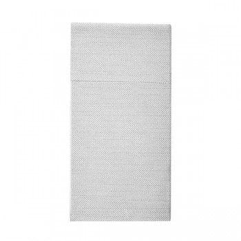 SERVILLETA NONWOVEN DOBLADO CANGURO HILO GRIS - 40x40 CM