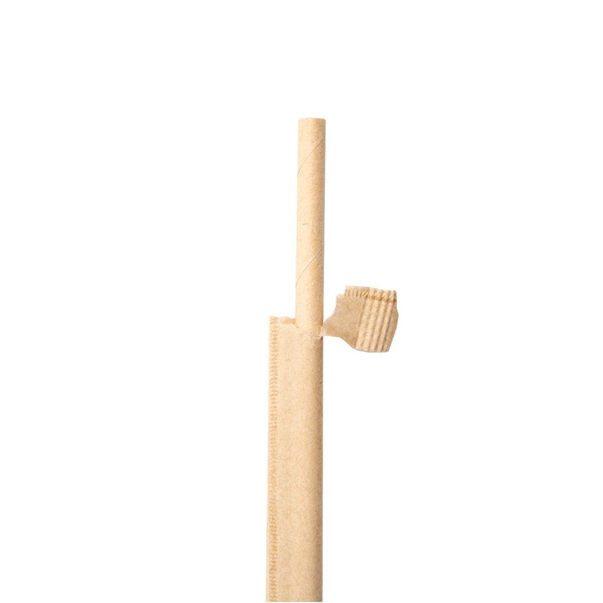 CANUTILLO PAPEL KRAFT ENFUNDADO - 21 CM