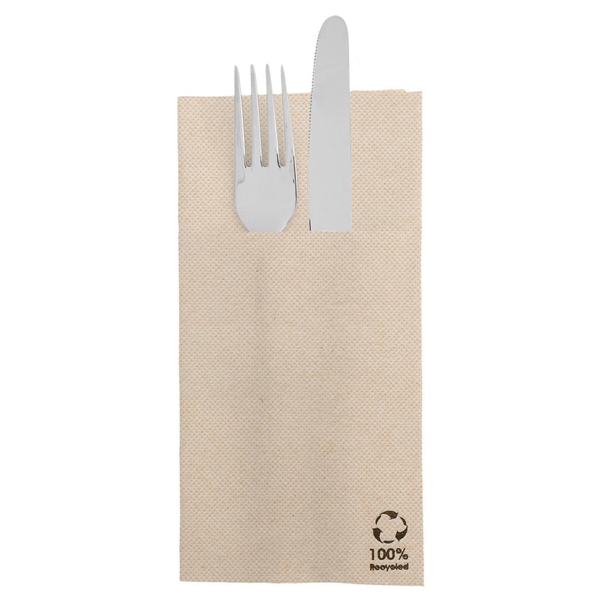 SERVILLETA ECOLÓGICA DOBLADO CANGURO ECOLABEL FSC - 40x40 CM (1400 Unidades)