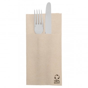 SERVILLETA ECOLÓGICA DOBLADO CANGURO ECOLABEL FSC - 40x40 CM