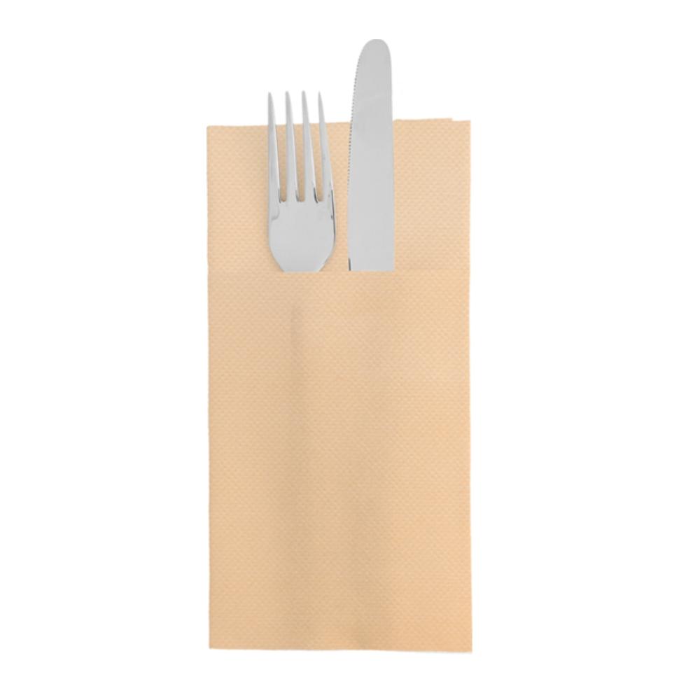 SERVILLETA ECOLABEL DOBLE PUNTO PLEGADO CANGURO - 40x40 CM
