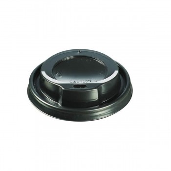 TAPA NEGRA VASO CAFÉ PARA LLEVAR - 8 CM