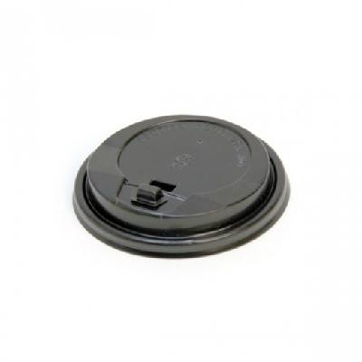 TAPA NEGRA PARA VASO DE CAFÉ PARA LLEVAR - 9 CM
