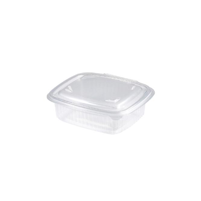 ENVASE TRANSPARENTE CON TAPA BISAGRA - 250 ML (600 Unidades)