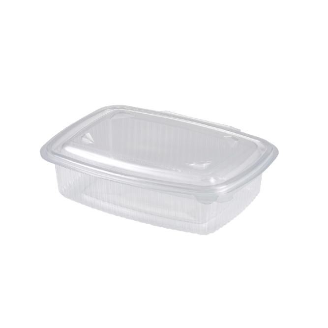 ENVASE TRANSLÚCIDO CON TAPA DE BISAGRA - 1 L (400 Unidades)