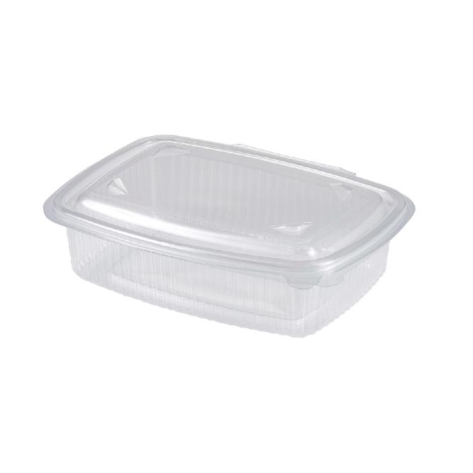 ENVASE TRANSLÚCIDO CON TAPA BISAGRA - 1,5 L (200 Unidades)