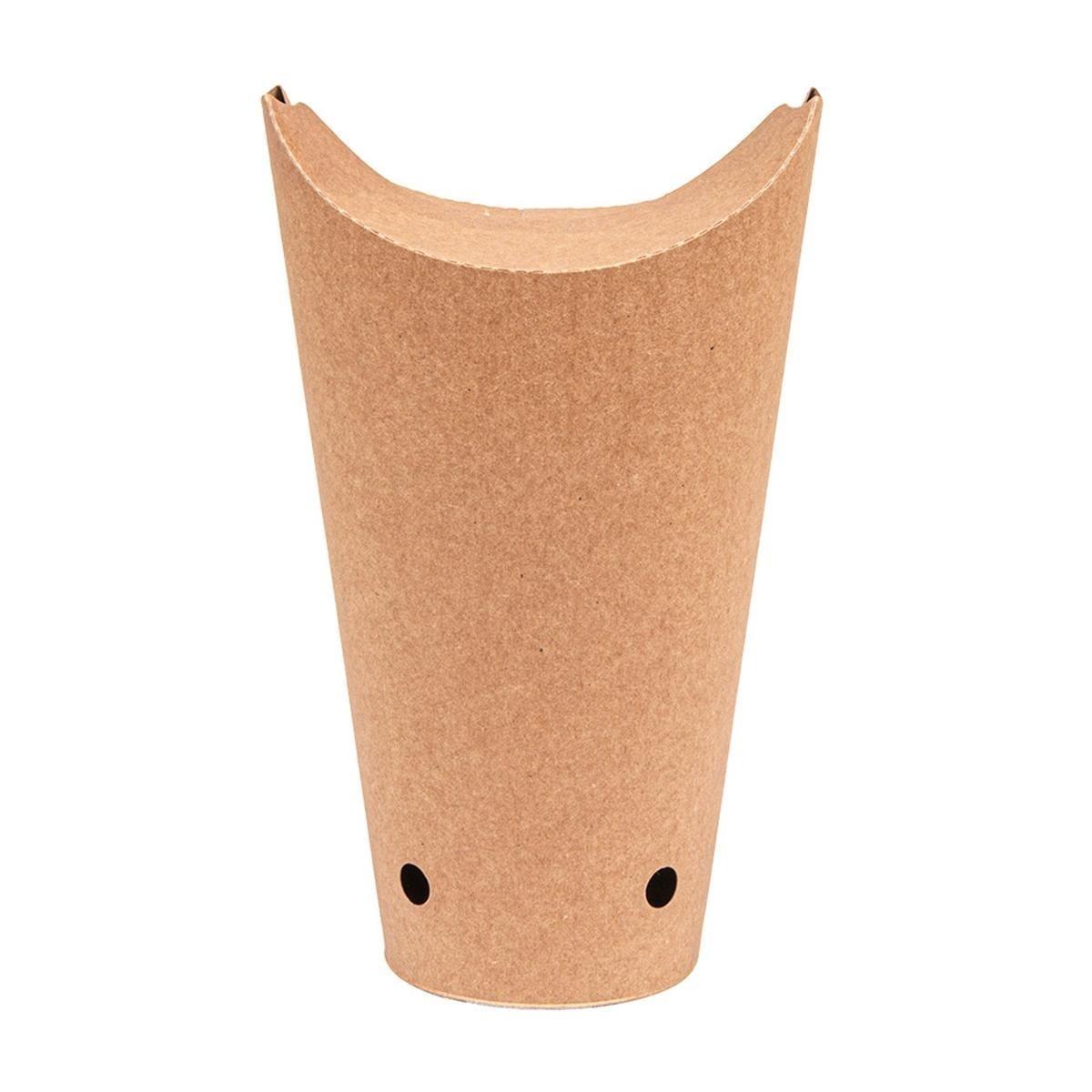 VASO KRAFT CERRADO PARA PATATAS FRITAS - 8,5x18 CM (1000 Unidades)