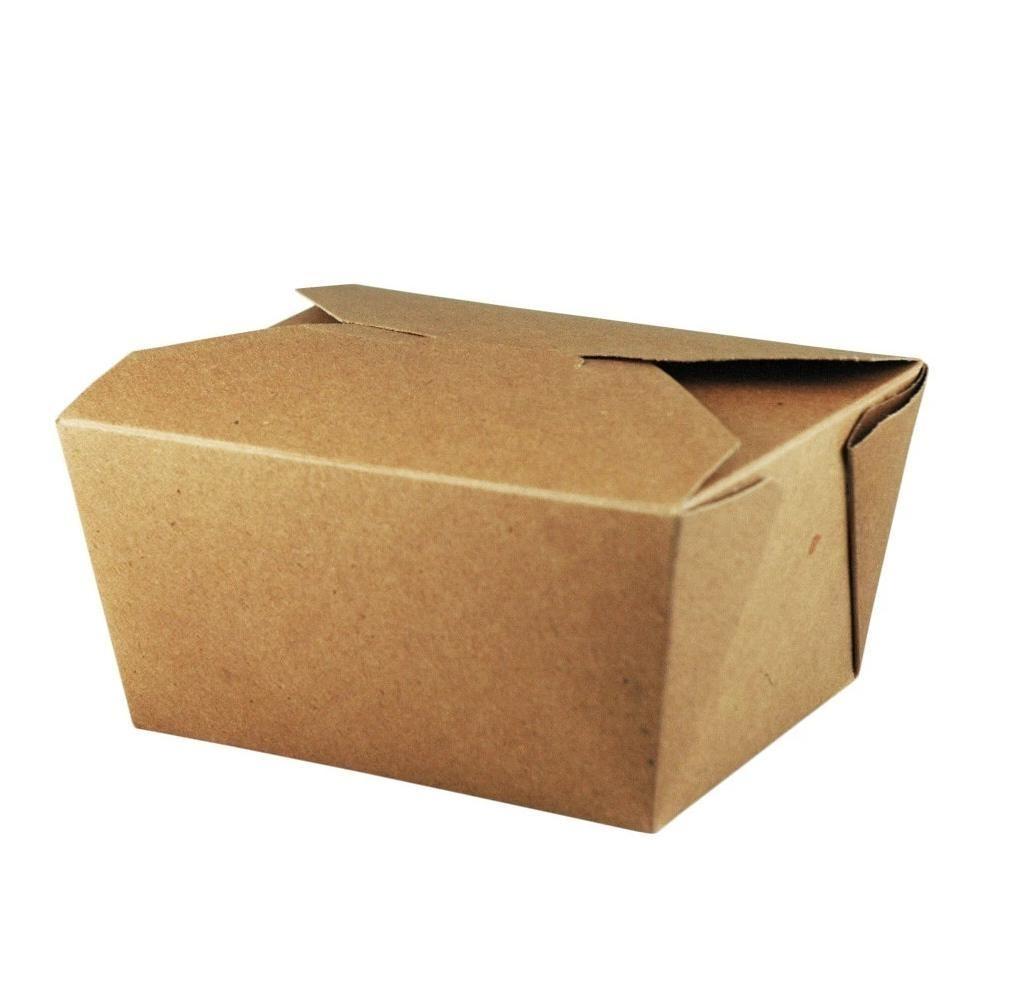 BOX MENÚ ESTANCO CARTÓN KRAFT - 12,7/11,2x11,5/9x64 CM (600 Unidades)