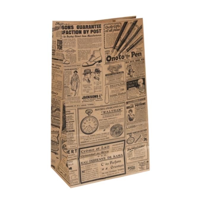 SACO SOS KRAFT HAVANA NEWS - 25+15x43,5 CM (2500 Unidades)