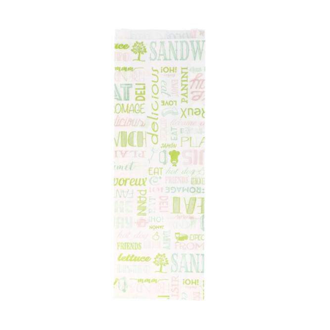 BOLSA PAPEL ANTIGRASA BAGUETTE PAROLE - 12+4x35 CM (500 Unidades)
