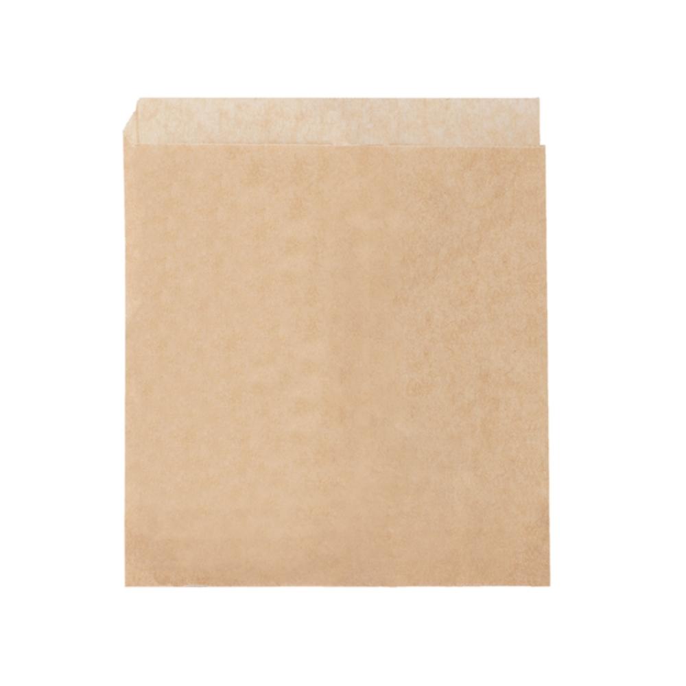 BOLSA DE PAPEL SILICONADO ABIERTA PARA GRILL&GO 220º-30" - 16x16,5 CM (500 Unidades)