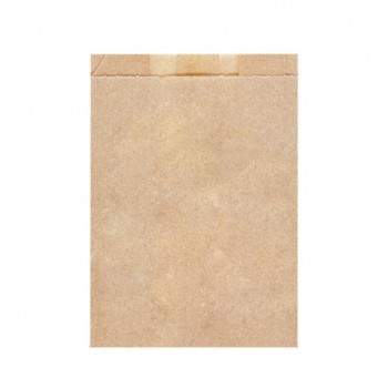 BOLSA KRAFT CROISSANTS - 19+8x26 CM