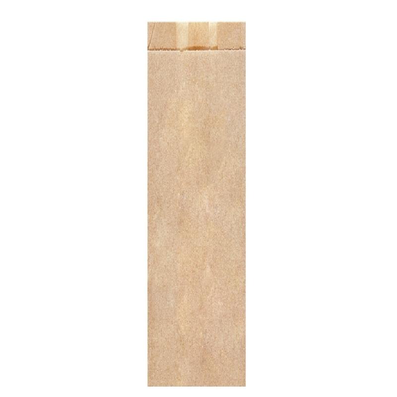 BOLSA KRAFT PANADERÍA - 14+9x46 CM (500 Unidades)