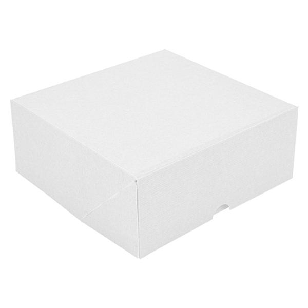 CAJA PASTELERÍA BLANCA THEPACK - 18x18x7,5 CM (200 Unidades)