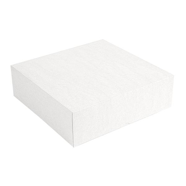 CAJA BLANCAS PARA PASTELERÍA THEPACK - 26x26x8 CM (50 Unidades)