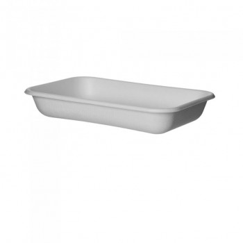 BARQUITA BLANCA GAMA BAGASSE by ECOPRODUCTS