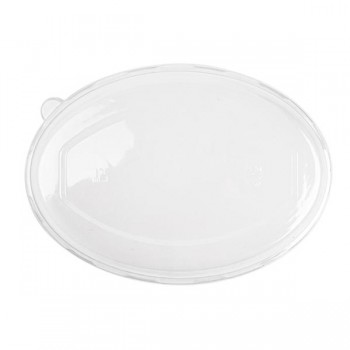 TAPA TRANSPARENTE OVAL - 24x17x3,5 CM