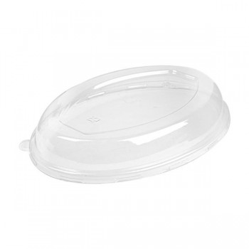 TAPA TRANSPARENTE OVAL - 24x17x3,5 CM