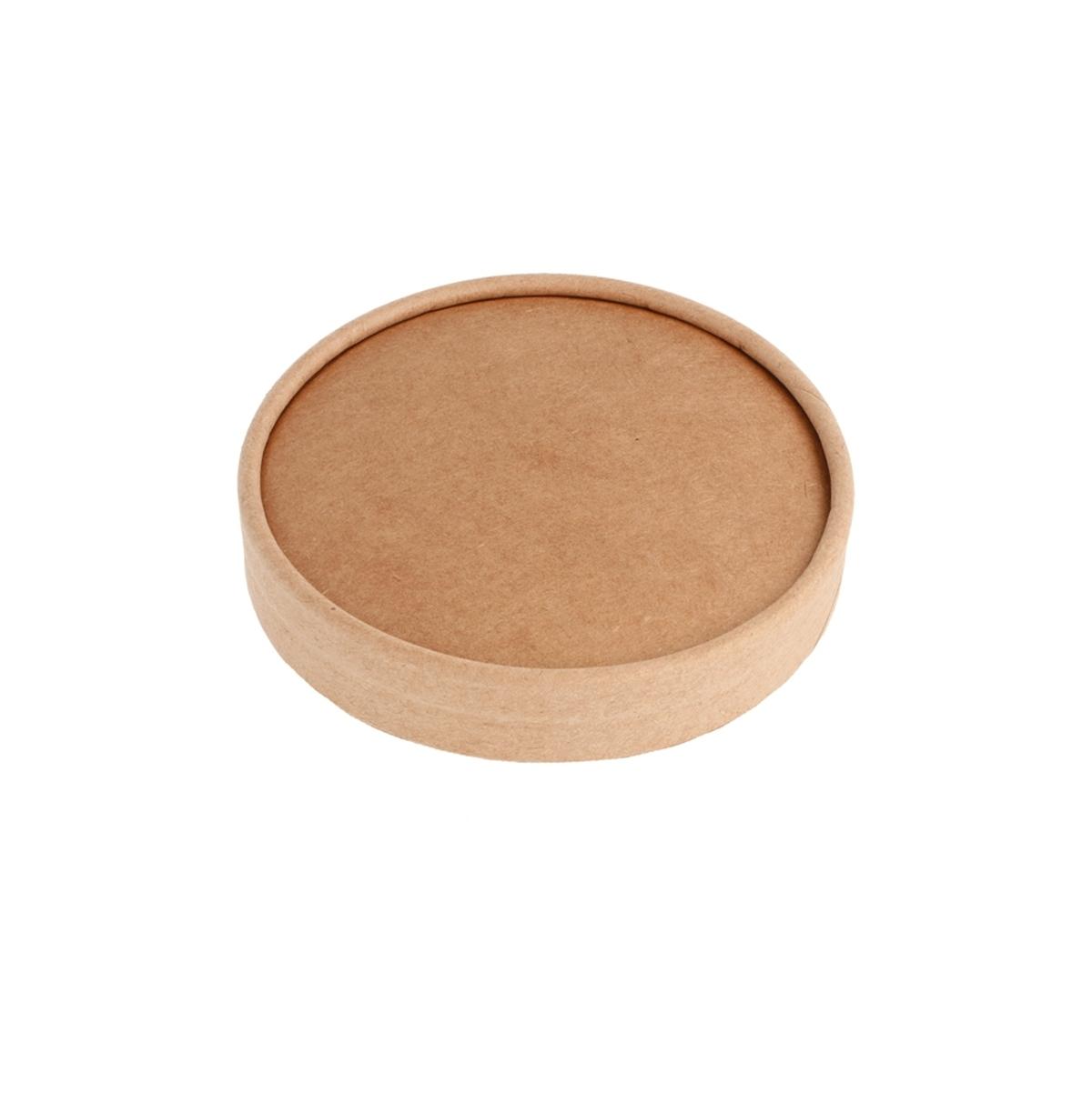 TAPA PAPEL KRAFT PARA BASE ENSALADERA - 15,2 CM