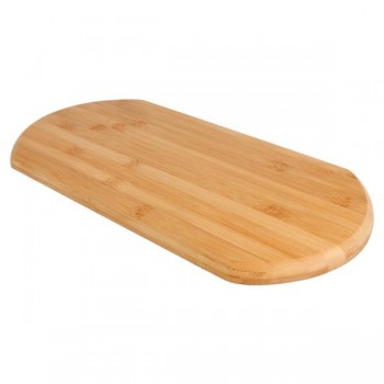 TABLA OVAL DE BAMBÚ - 21x40x1,5 CM
