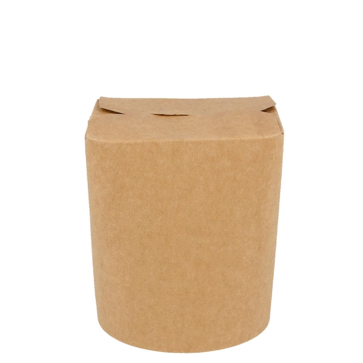 ENVASE PAPEL TAKE-AWAY GAMA KRAFT ACABADO NATURAL - 480 ML (500 Unidades)