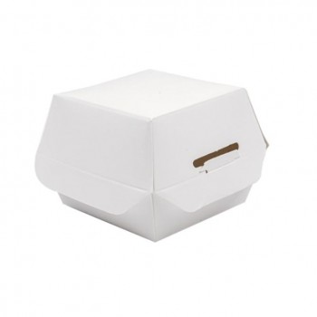 MINI CONCHA BLANCA PARA  HAMBURGUSESA - 5,3x5,7x5 CM