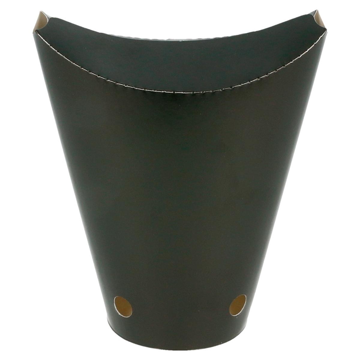 VASO PARA PATATAS FRITAS CERRADO NEGRO - 6,7x10 CM (2500 Unidades)