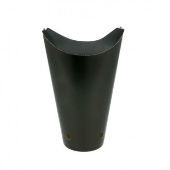 VASO NEGRO CERRADO PARA PATATAS FRITAS - 8,5X18 CM