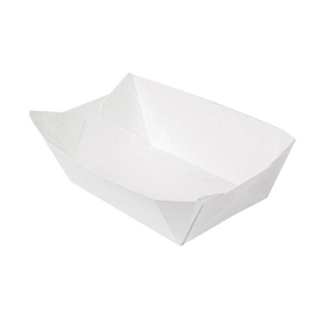 BARQUITA BLANCA CARTONCILLO THEPACK - 16/10,5x10/7,2x4,5 CM (1200 Unidades)