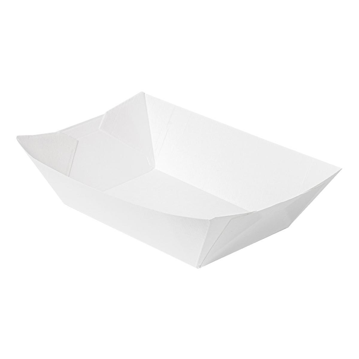 BARQUITA BLANCA NANOMICRO THEPACK - 20/13,7x12,5/8,5x,5 CM (600 Unidades)