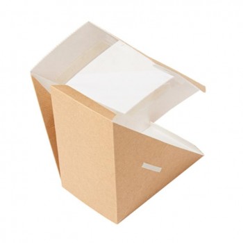 ENVASE PARA SÁNDWICH DOBLE CON VENTANA THEPACK - 12,4x12,4x7,5 CM