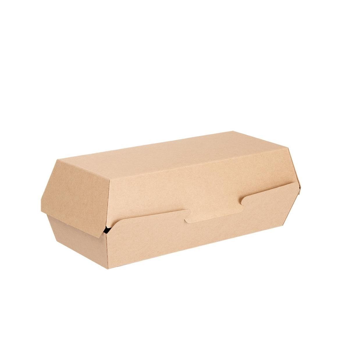 CAJA PARA PERRITO CALIENTE KRAFT THEPACK - 23,5/21x9/6,5x6 CM (450 Unidades)