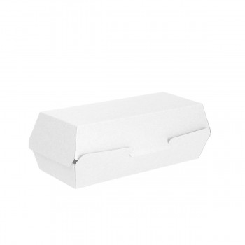 CAJA HOTDOG BLANCA THEPACK - 23,5/21x9/6,5x6 CM