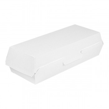 CAJA BLANCA PARA PANINI THEPACK - 26/24x12/9,5x7 CM