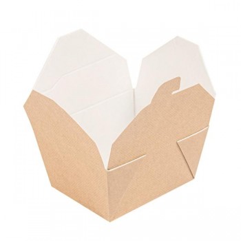 CAJA MENÚ MICROONDABLE KRAFT THEPACK - 17,2/15,3x13,9/12,1x6,4 CM