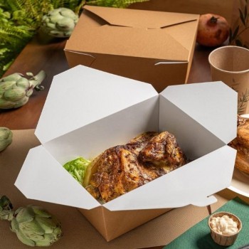 CAJA AMERICANA MICROONDABLE KRAFT THEPACK - 22,6/19,8x16,6/14x9 CM