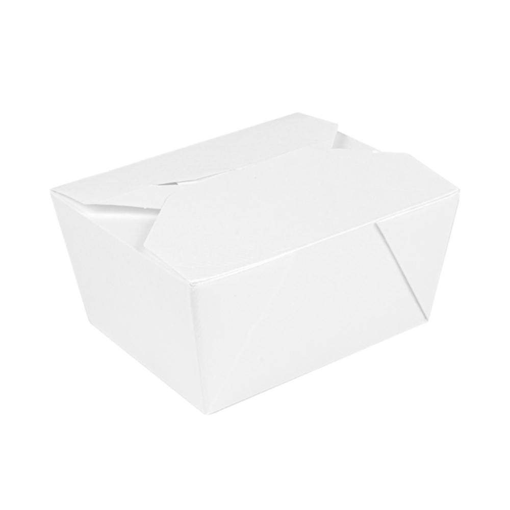 BOX MENÚ ESTANCO BLANCO LAMINADO THEPACK - 12,7/11,2x11,5/9x6,4 CM (500 Unidades)