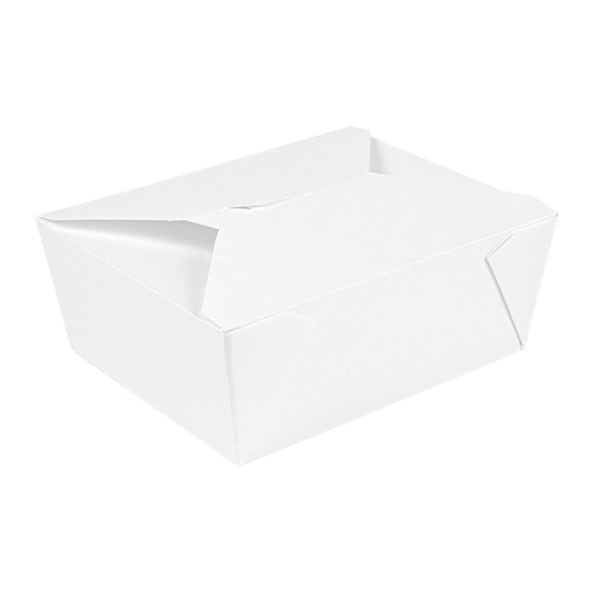 CAJA BLANCA ESTANCA MENÚ PARA LLEVAR THEPACK - 17,2/15,3x13,9/12,1x6,4 CM (300 Unidades)