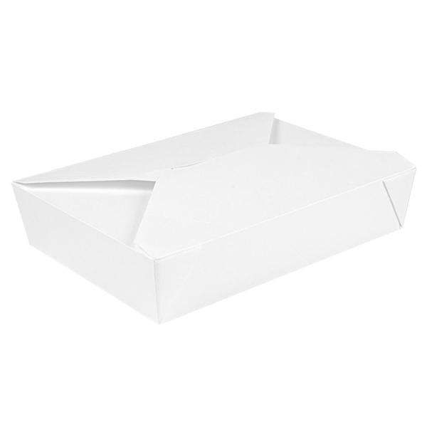 CAJA BLANCA ÁMERICANA MICROONDABLE THEPACK - 21,4/19,8x15,7/14x4,8 CM (300 Unidades)