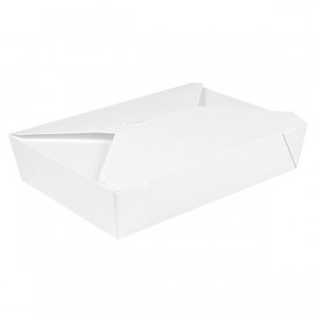 CAJA BLANCA ÁMERICANA MICROONDABLE THEPACK - 21,4/19,8x15,7/14x4,8 CM