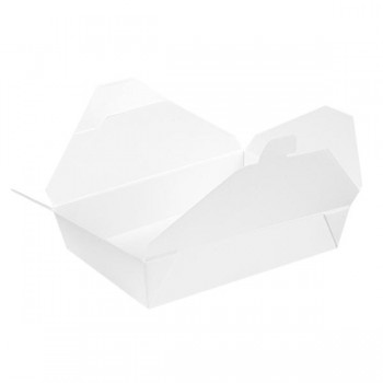 CAJA BLANCA ÁMERICANA MICROONDABLE THEPACK - 21,4/19,8x15,7/14x4,8 CM