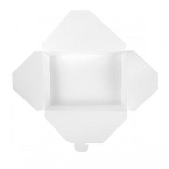 CAJA BLANCA ÁMERICANA MICROONDABLE THEPACK - 21,4/19,8x15,7/14x4,8 CM