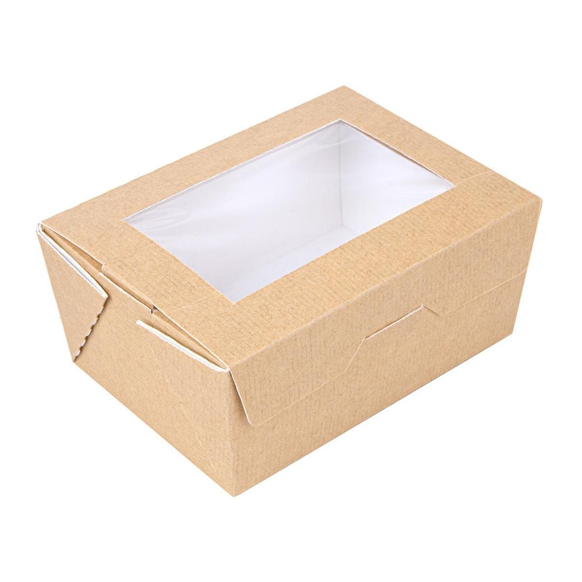 CAJA ESTANCA RECTANGULAR CON VENTANA THEPACK - 8,5x12x5,5 CM (400 Unidades)