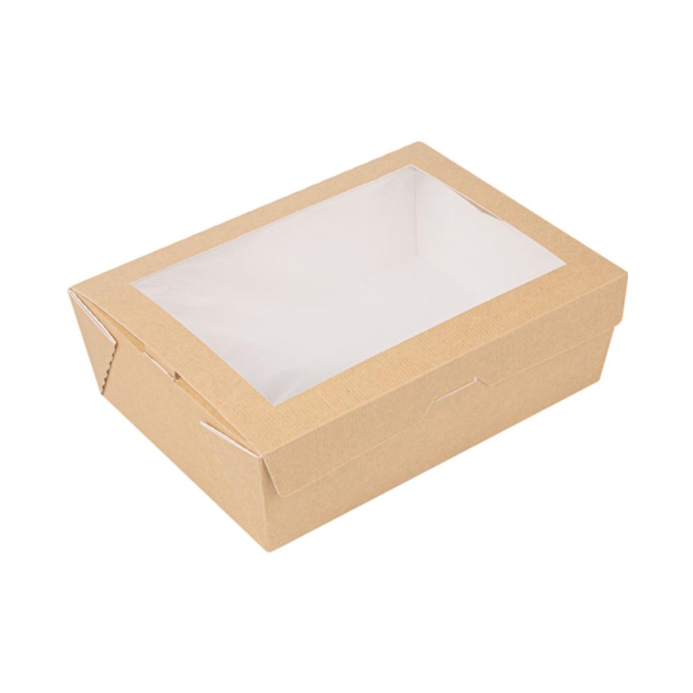 CAJA ESTANCA CON VENTANA THEPACK - 21,5/19,8x15,5/14x6,4 CM (150 Unidades)