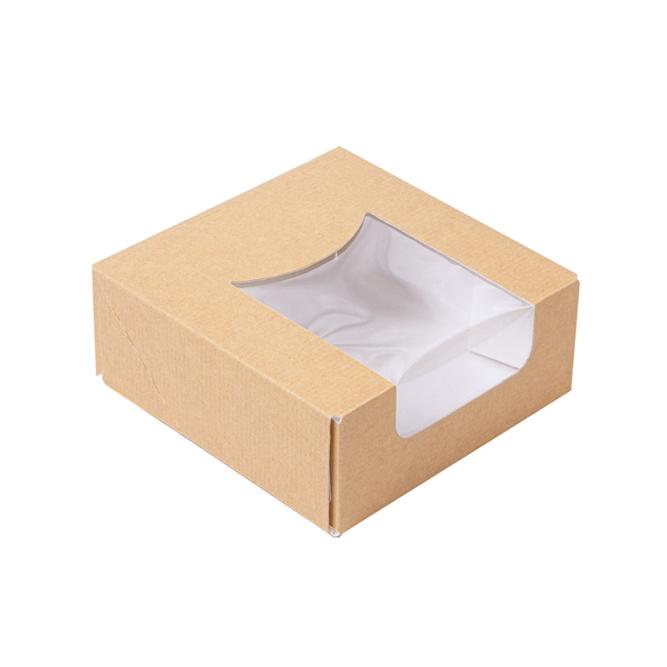 CAJA PARA SUSHI THEPACK CON VENTANA - 10x10x4 CM (400 Unidades)