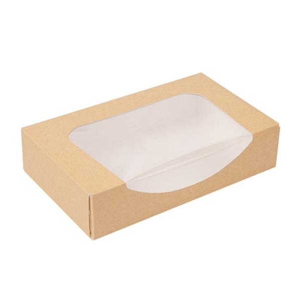 CAJA PARA SUSHI CON VENTANA THEPACK - 19,7x12x4,5 CM (400 Unidades)