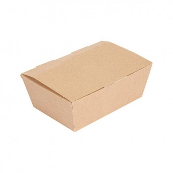 CAJA COMIDA PARA LLEVAR KRAFT THEPACK - 14x10x5 CM
