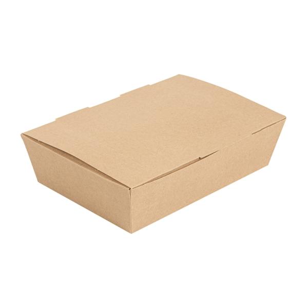CAJA DE MENÚ PARA LLEVAR KRAFT THEPACK - 20x14x5 CM (360 Unidades)