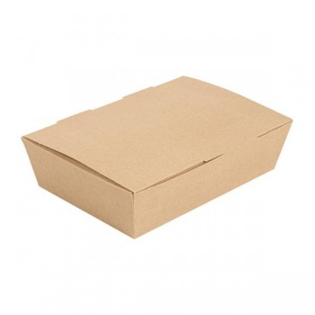 CAJA DE MENÚ PARA LLEVAR KRAFT THEPACK - 20x14x5 CM