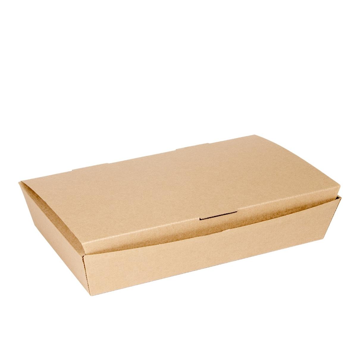 ENVASE BOX LUNCH BLANCO/NATURAL THEPACK - 270x165x50 CM (240 Unidades)